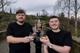 Necropolis Spirits, the Scottish-based spirits company founded by Jason Haggerty (right) and Anton Peters ( left) , has unveiled its latest product, The MerchantsÕ Select whisky