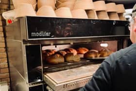 Baking sourdough at Beefcake Café in Anniesland.