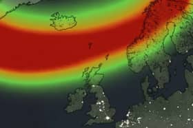 Met Office map shows where in Scotland Northern Lights could be visible tonight.