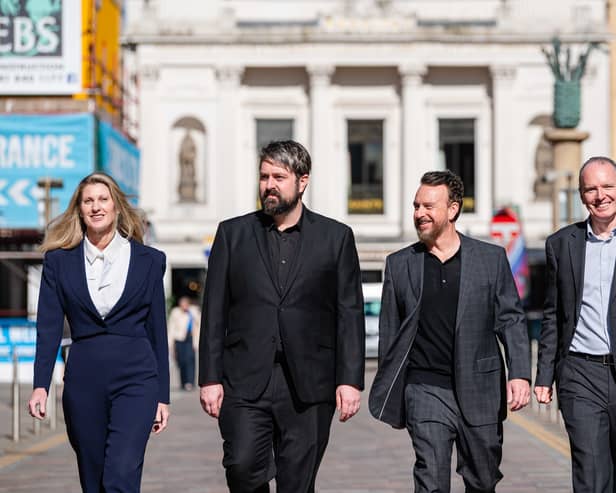 From left to right: Francesca Segarra , Grant Olin, Chris Ferriter, and Adrian Gillespie
