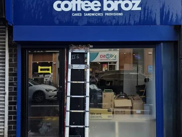 Coffee Broz new shop on Pollokshaws Road