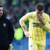 Could Liam Kelly, left, replace Jack Butland in goal for Rangers?