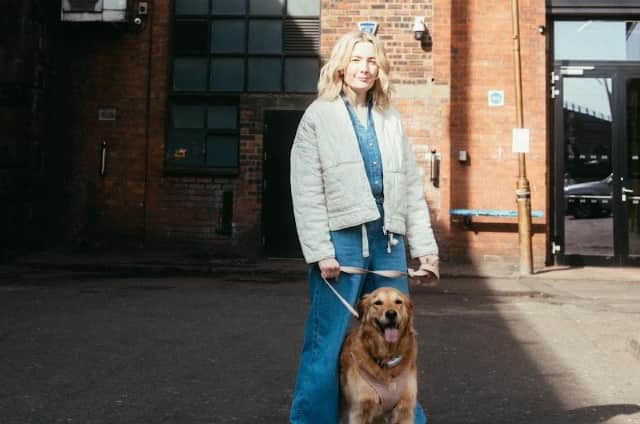 Barklove Founder, Jenn Nimmo-Smith and her dog Scout.