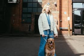 Barklove Founder, Jenn Nimmo-Smith and her dog Scout.