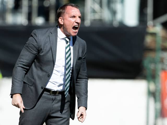 Brendan Rodgers was not happy with Celtic's performance against St Johnstone.