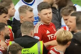 Things got heated between Aberdeen and Rangers
