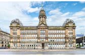 The front of the property in the beautiful Cooperative building. 