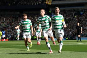 Celtic hammered St Johnstone in the Scottish Cup semi-final.