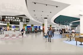 A conceptual design of the Glasgow Airport upgrade. Image: AGS Airports
