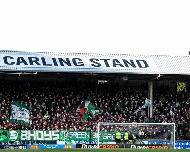Celtic fans in the Shed End at Tannadice earlier this season (Photo: Craig Foy/SNS Group)