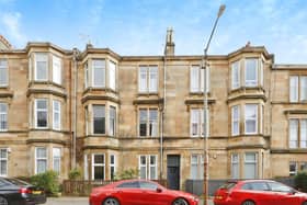 The front of the property on Forth Street in Pollokshields. 