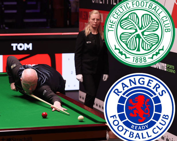 A celeb Celtic fan has been digging out Rangers