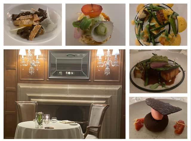 The food and The Dining Room restaurant at Mallory Court Hotel and Spa, Leamington Spa. Photos by Rochelle Barrand.