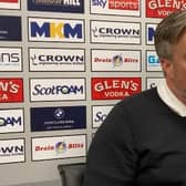 Motherwell manager Michael Wimmer