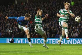 Rangers and Celtic in action