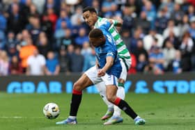 Rangers and Celtic in action earlier this month