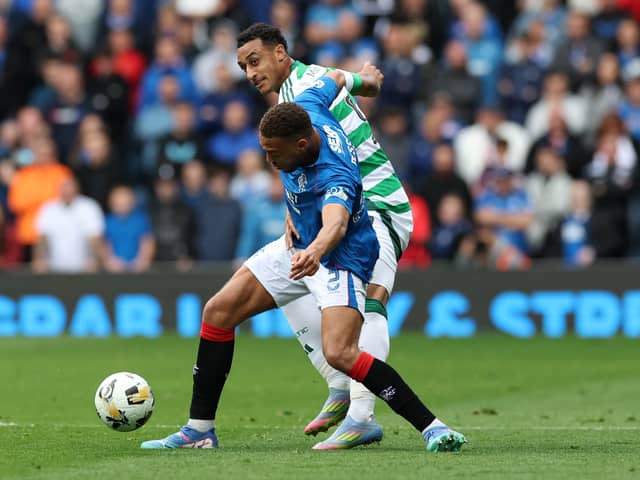 Rangers and Celtic in action earlier this month
