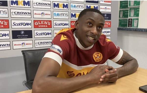 Motherwell forward Tawanda Maswanhise