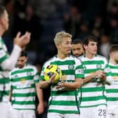 Daizen Maeda of Celtic has been tipped to earn a move to the Premier League this summer
