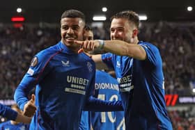Hamza Igamane of Rangers (L) is one of the club's top assets