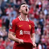 Liverpool defender Andy Robertson. (Photo by Liverpool FC/Liverpool FC via Getty Images)