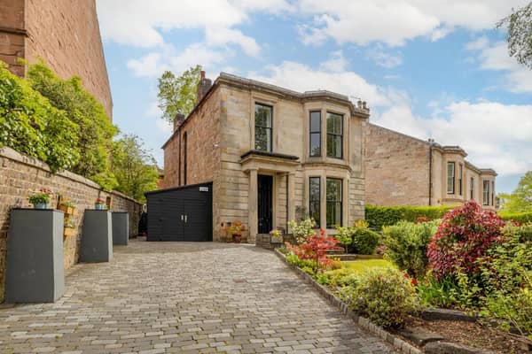 The front of the property on Banavie Road in Partickhill. 