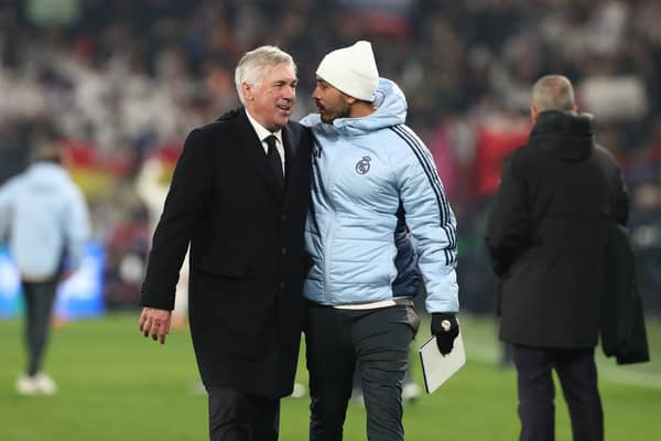 Davide Ancelotti, right, has been heavily linked with the Rangers job.