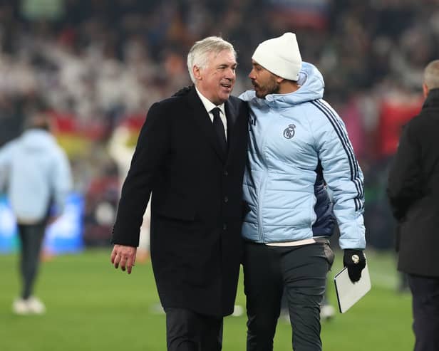 Davide Ancelotti, right, has been heavily linked with the Rangers job.