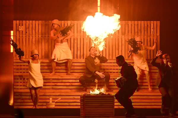 Sweden's KAJ will be performing "Bara Bada Bastu" in the first Eurovision semi-final