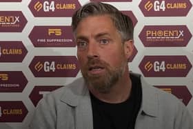 Motherwell manager Michael Wimmer