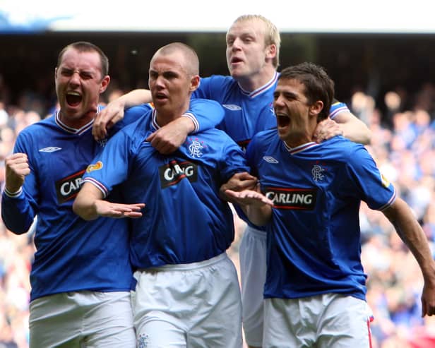 Steven Naismith (C) is reportedly the front-runner to become Kilmarnock's next boss