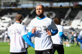 Kemar Roofe has been released by Derby County after penning a short-term deal earlier this year