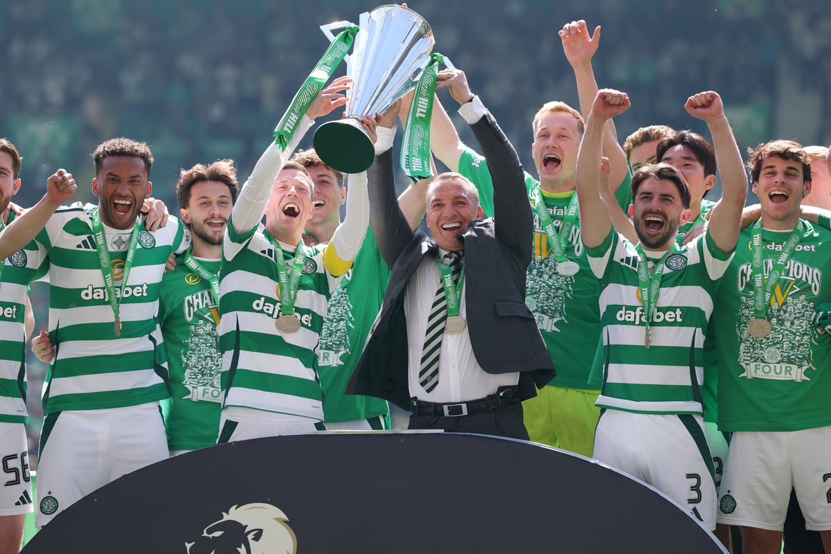 In pictures: Celtic's 55th Premiership title party commences as fans bask in Parkhead sunshine celebrations