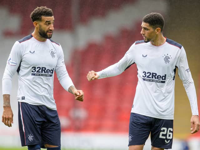 Connor Goldson and Leon Balogun during their time together at Rangers