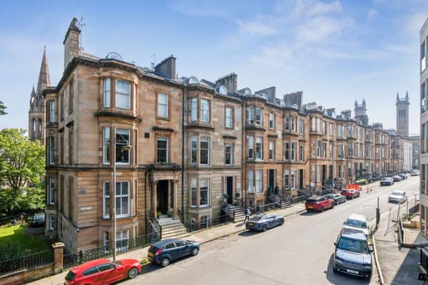 The front of the property on Lynedoch Place. 