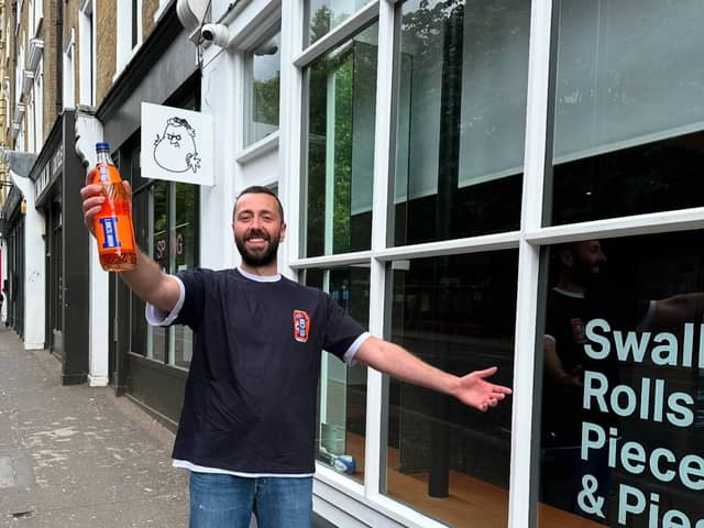 "The idea of the shop itself is that there's nothing like it in London. I think there's a lot of Scots living in London who miss a taste of home. There's also a lot of tourists who are interested in Scottish foods but don't necessarily know a lot about it. So what I've tried to do here is combine maybe what people miss if it's a morning roll, empire biscuit or a can of Irn Bru with people who are discovering Scottish  food for the first time."