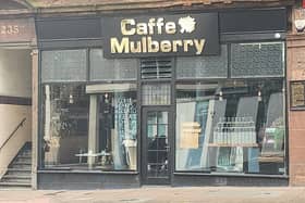 The former Caffe Mulberry premises on High Street in Glasgow.