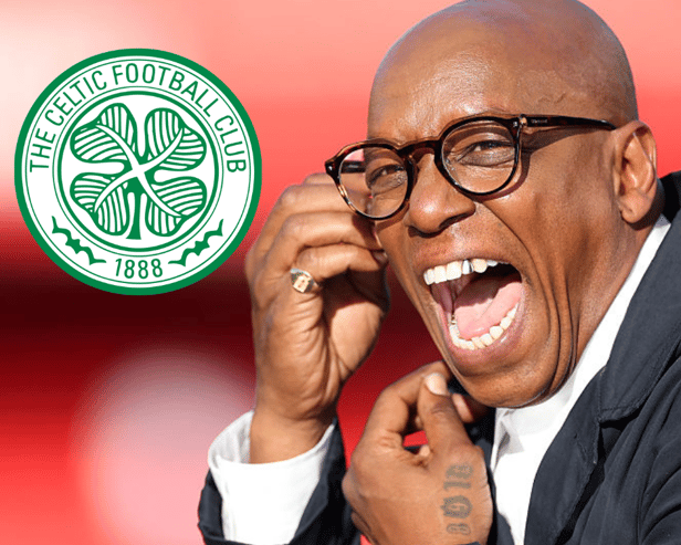 Ian Wright has reacted to Celtic transfer confirmation