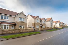 Examples of Bellway Homes new-build houses that will be constructed in the new Cumbernauld development.