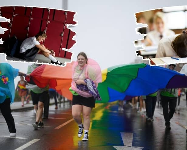 Modelling done by children's charity Theirworld suggests LGBTQ+ teens in the UK are dropping out at a disproportionate rate