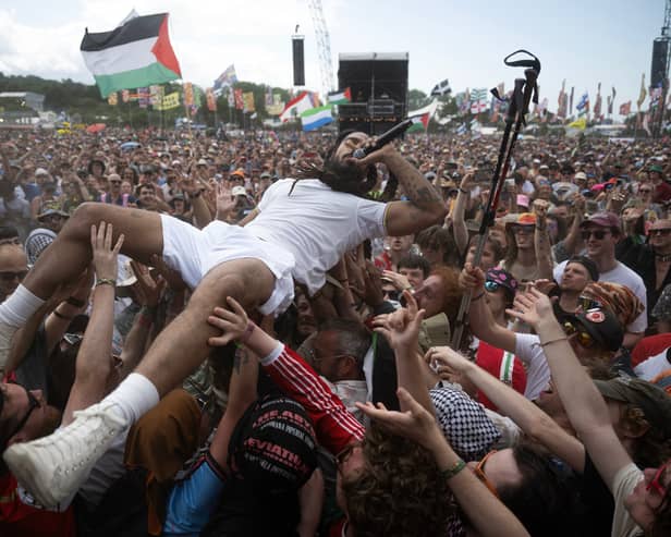 Punk duo Bob Vylan caused controversy with their Glastonbury 2025 set. 