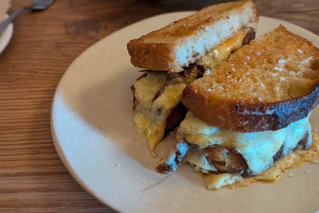 We tried Outlier's Beef Shin toastie