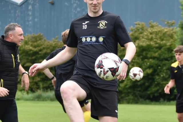 New Bellshill Athletic striker Graham Gracie is excited to be part of the club's long-term project