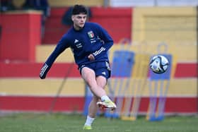 Italian striker Giuseppe Ambrosino could be joining Celtic this summer (Pic: Getty)