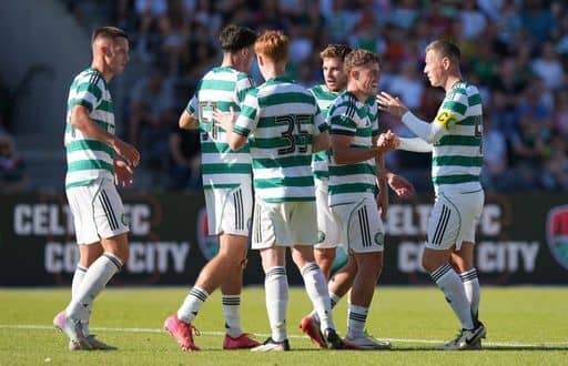 Celtic take on Sporting CP in the Algarve this Wednesday. Cr: PA.