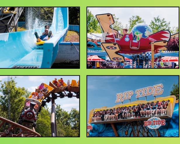 Thrills, spills and family fun await at M&D’s Theme Park, with water rides, rollercoasters and attractions for all ages
