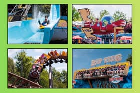 Thrills, spills and family fun await at M&D’s Theme Park, with water rides, rollercoasters and attractions for all ages

