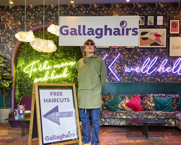 Gallaghairs' opens in the Manchester Picadilly Premier Inn to give guests a free Oasis style haircut