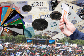 How much are fans being charged per day to go to some of the UK's biggest music festivals in 2025?