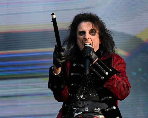 Alice Cooper performed a storming set at Edinburgh Playhouse